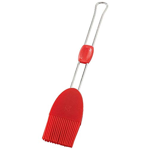 Dr. Oetker Pennello Da Forno, Silicone, Colore: Rosso, 50 Mm