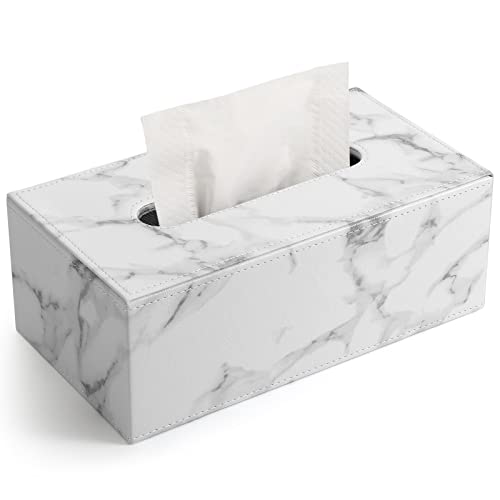 Gorese Porta Fazzoletti Rettangolare In Pelle (Marble)