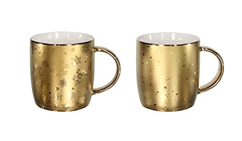 Tognana All Gold Set 2 Mug Bombati