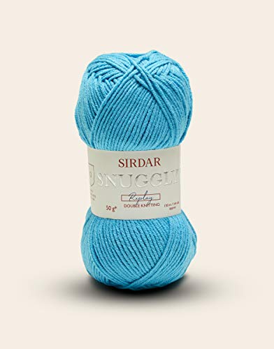 Sirdar Snuggly Replay Dk - Maglia Doppia, Blu Mare Splash (120), 50 G