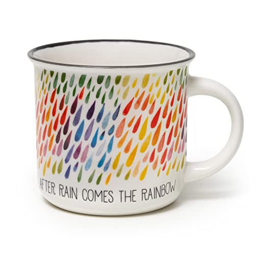 Legami - Cup Puccino, Tazza In Porcellana New Bone China, Tema After Rain, Take A Break Collection, Capacità 350 Ml, Lavabile In Lavastoviglie, Utiliz
