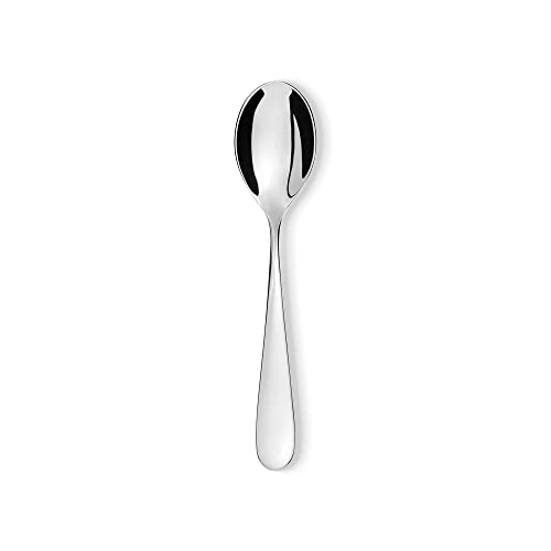 Alessi Nuovo Milano 5180/4 - Cucchiaini Da Dessert Di Design In Acciaio Inox, 6 Pezzi