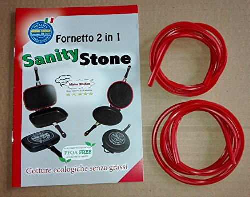 Set 2 Guarnizioni In Silicone Per Fornetto Eco-Stone, Sanity-Stone, Mister Kitchen, Dimensione Unica Adattabile Alle Misure 30-32-36