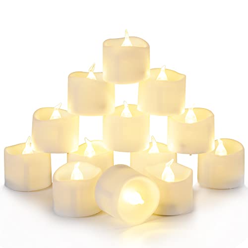 Da By Led Tea Lights, Candele A Led 24Pack, Bianco Avorio