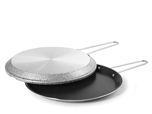 Home Salt Npepper Girafrittata In Alluminio Con Rivestimento Antiaderente, 28Cm