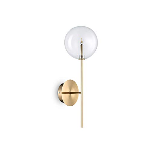 Equinoxe Ap1 Ottone Antico Applique Ideal Lux