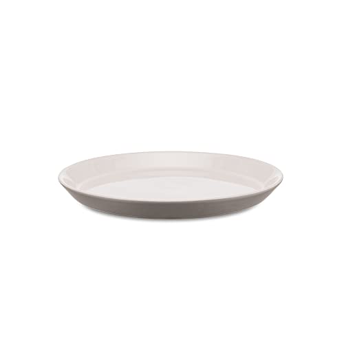 Alessi Dc03/5 Lg Tonale Piatto Da Dessert In Ceramica Stoneware, Grigio, Set Da 4