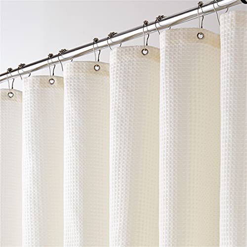 Lindong Tenda Da Doccia In Tessuto A Nido D'Ape, 240 X 200 Cm, Impermeabile, Antimuffa, Beige, 180 X 200 Cm
