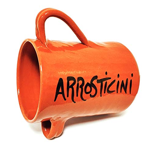 Mancini E Mancini Srl Contenitore A Brocca Grande Porta Arrosticini In Terracotta