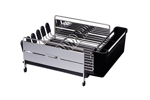 Masterclass Kitchen Craft Master Class, Scolapiatti Grande, Modello Deluxe In Acciaio Inox, 44,5 X 32 Cm X 19,5 Cm