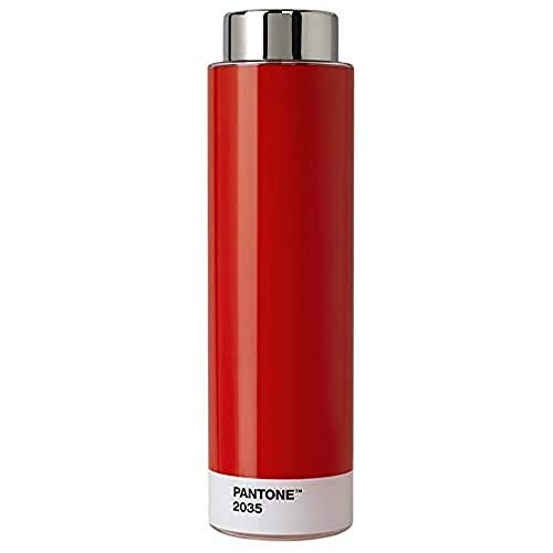 Copenhagen Design Pantone Drinking Bottiglia D'Acqua, 500 Ml, Rosso (Red 2035), One Size