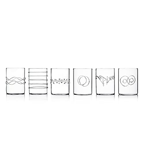 Ichendorf Milano 09352008 Set Di 6 Bicchieri Per Liquore, Decò, 10 Cl