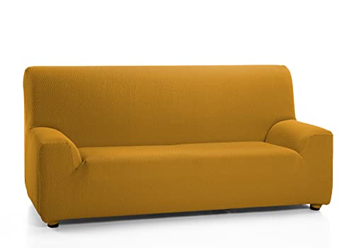 Martina Home Tunez, Copridivano Elastico, Tela (50% Poliestere, 45% Cotone, 5% Elastan), Mostarda, 2 Posti (120-190 Cm Larghezza)