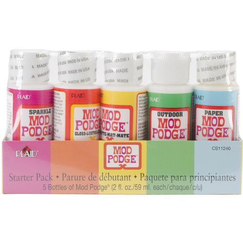 5X 59Ml Mod Podge Sparkle. Gloss. Matt. Outdoor & Paper