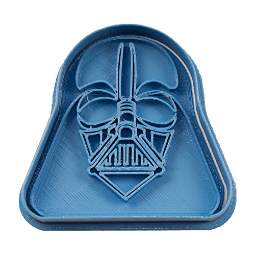 Cuticuter Star Wars Darth Vader Taglierina Per Biscotti Blu, 8 X 7 X 1,5 Cm