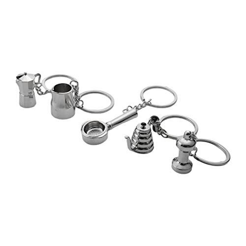 Micvtve 5Pcs Barista Coffee Tamper Espresso Portafilter Moka Pitcher Accessori Per Caffè Portatili