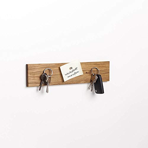 Woods Portachiavi In Legno Magnetico, Porta Chiavi, Listello Magnetico Per Coltelli, Decorazione Da Parete In Legno Fatto A Mano In Baviera, Portachia