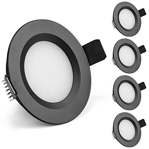 Gr4Tec Faretti Led Interno 12V, 4 X 3W Faretti Led Da Incasso Dimmerabili 3000K Bianco Caldo 240Lm 84Ra, Ip44 Faretti Led 12V Ultrasottili 12Mm, Allum