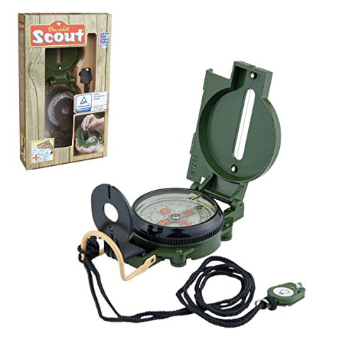 Happy People-Der Echte Scout Pocket Compass With, Multicolore, Large