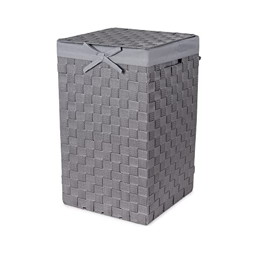 Compactor Cesto Per La Biancheria Grigio 30 X 30 X H.50 Cm