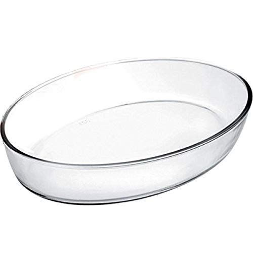 Ibili Fuente Horno Oval Kristall 35X25X6,50 Cm, Stainless Steel, 35 X 25 X 6.5 Cm