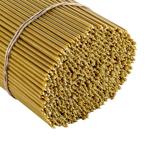 Danilovo Candele Profumate In Pura Cera D’Api – Candele Chiesa Ortodossa Per Preghiere, Natale, Lunghe, Morbide, N120, Altezza 16 Centimetri, 600 Pz