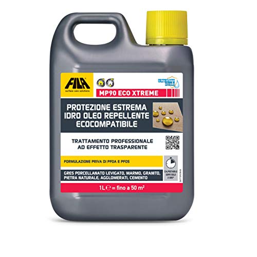 Mp90 Eco Xtreme, Protettivo, Crea Una Protezione Estrema Eco-Compatibile Che Limita L'Assorbimento Di Acqua, Macchie Oleose E Colorate, 1L
