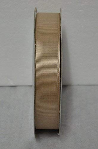 Nastro Grosgrain Gros Grain 10 Mm Rotolo Bobina 50 Metri (Beige)