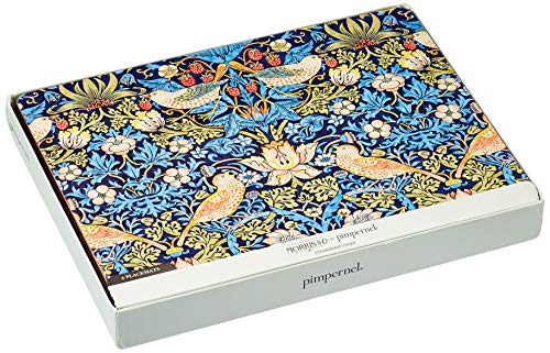 Portmeirion Home & Gifts Tovagliette Blu Ladro Di Fragole S/6, Legno E Sughero, Multicolore, 30.5 X 23 Cm, 6 Unità