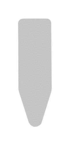 Brabantia Faster Ironing Fodera, Riflettente Il Calore, Con Spugna Da 2 Mm, 135X49 Cm, Metallizzato