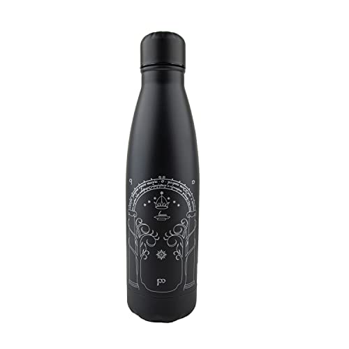 Cinereplicas Il Signore Degli Anelli - Fiaschetta Isotermica Porta Di Moria 500Ml In Acciaio Inox - Licenza Ufficiale