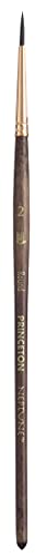 Princeton Artist Brush Neptune, Pennelli Per Acquerello Serie 4750, Peli Sintetici In Simil Scoiattolo, Round, Size 2 Round