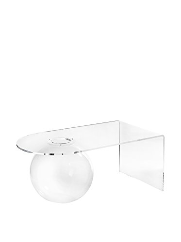 Iplex Design Bolla Tavolo Contenitore Trasparente, Plexiglass/Pmma