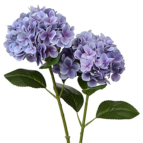Briful Ortensia Fiori Artificiali Veri E Propri Fiori Di Ortensia Alti 63 Cm Fiori Finti Piante Ortensie A Stelo Lungo Fiori Artificiali Per Esterni,
