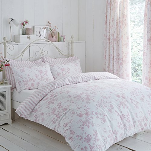 Charlotte Thomas Amelie Rigonfio Set Copripiumino, Poliestere, Super-King, Colore Rosa