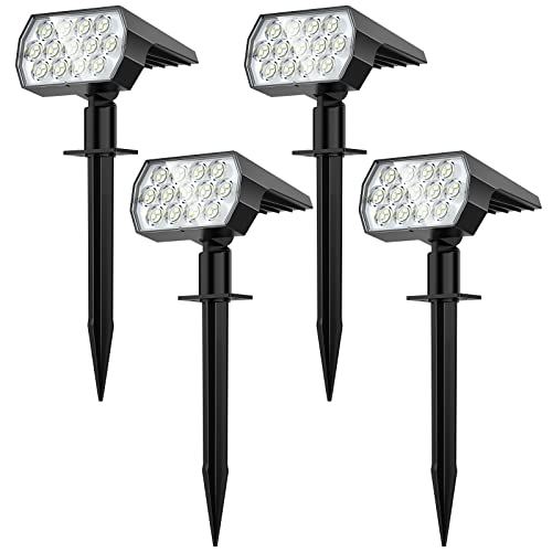 Luci Solari Da Giardino Per Esterni, 52 Luci A Led Solari Da Giardino, 2 In 1, Luci Di Sicurezza Solari Ip65, Impermeabili, Per Esterni, Per Giardino,