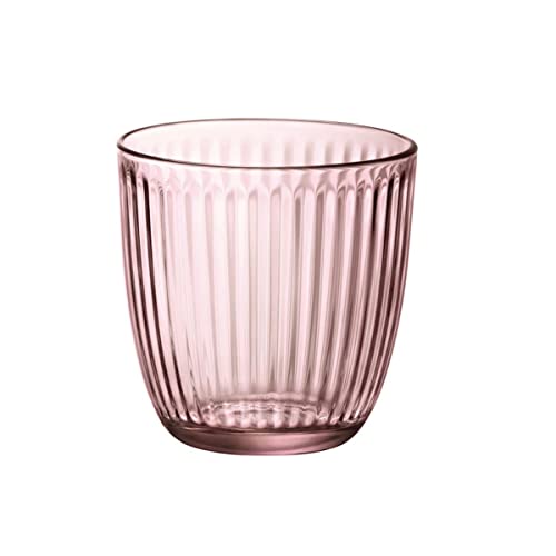 Bormioli Rocco & Figlio- Line Bicchiere Per Acqua, Multicolore, Bor1238, 6 Pezzi