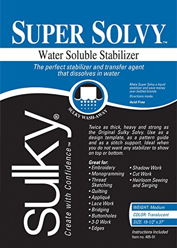 Super Solvy Water Soluble Stabilizer-20 X36