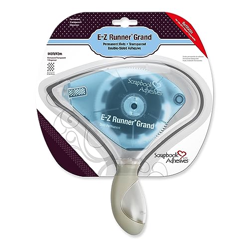 Scrapbook Adhesives By 3L E- Z Runner Grand Dots-Permanent, Pet, Clear, Taglia Unica