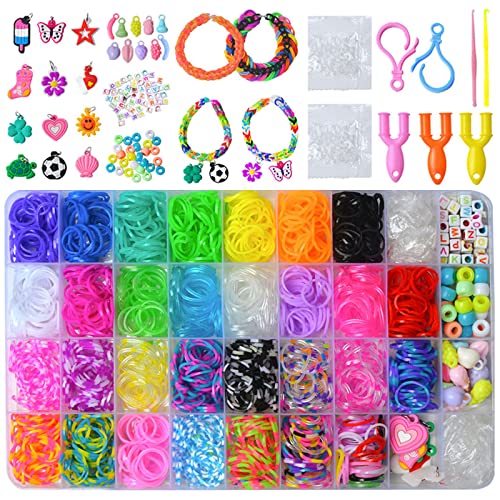 Set Di Elastici Fai-Da-Te Per Braccialetto, Giocattoli Per Bambini, Per Telaio, Strumenti Per Maglieria, Scatola Di Immagazzinaggio
