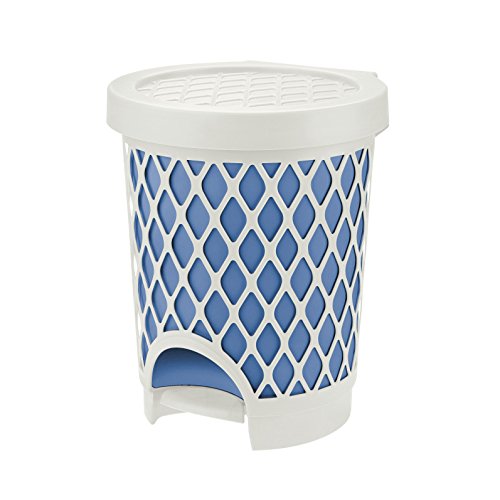Pattumiera Tontarelli A Pedale Trellis L 16 Azzurro