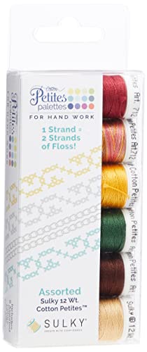 Sulky Cotone Sampler 12Wt Cotton Petites-Autumn, Assortimento Autunnale, 274 Unità