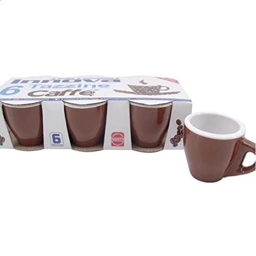 Innova Tazzine Caffe' 6 Pz Marroni