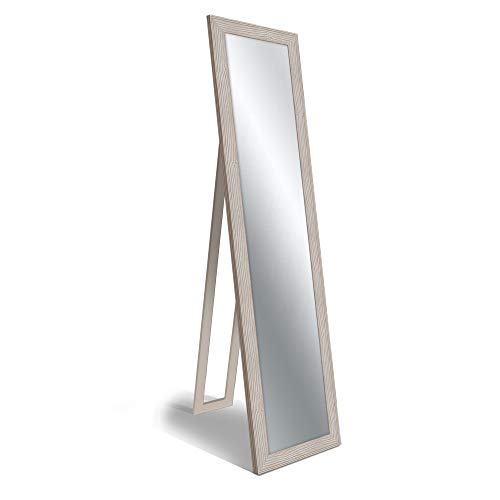 Specchio Da Terra Floor Mirror 40X160 Cm Boston Shabby Beige