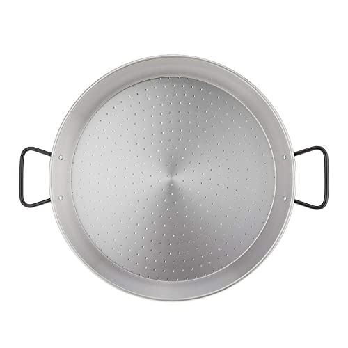 Ilsa S.R.L. Padella In Acciaio Lucido, 40 Cm, Grey, 6 Unità