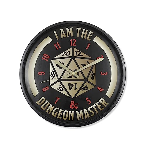 Dungeons And Dragons Orologio Da Parete Nero Dnd3002