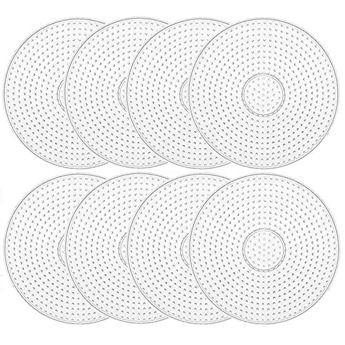 8 Pezzi Pegboard Per Perline A Fusione, Pannelli Forati Per Perline Stirare Base, Stirare Pegboard, Piastra Con Motivo A Perline Di Ferro, Adatta Per