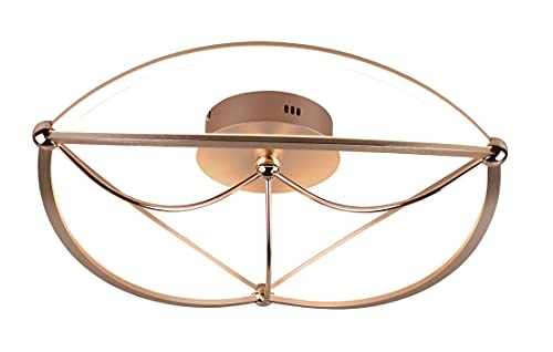 Trio Leuchten Charivari Lampadario A Sospensione, Ottone Opaco