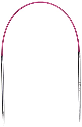 Knitpro - Nova Metal (25 Cm, 2,50) Aghi A Maglia Circolare - 1 Unità