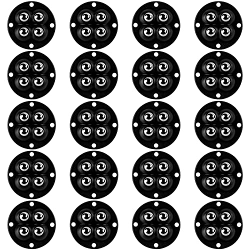 Eachpt Ruote Per Mobili, Ruote A Sfera, Mini Ruote Piroettanti, Trasferimento A Sfera, Materiale Abs, Mini Ruota Universale Autoadesiva, Per Bidoni De